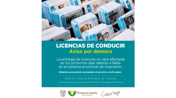 Información sobre licencias de conducir